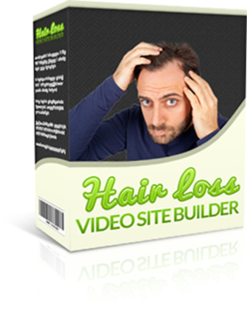 Product picture Hair Loss Video Site Builder 